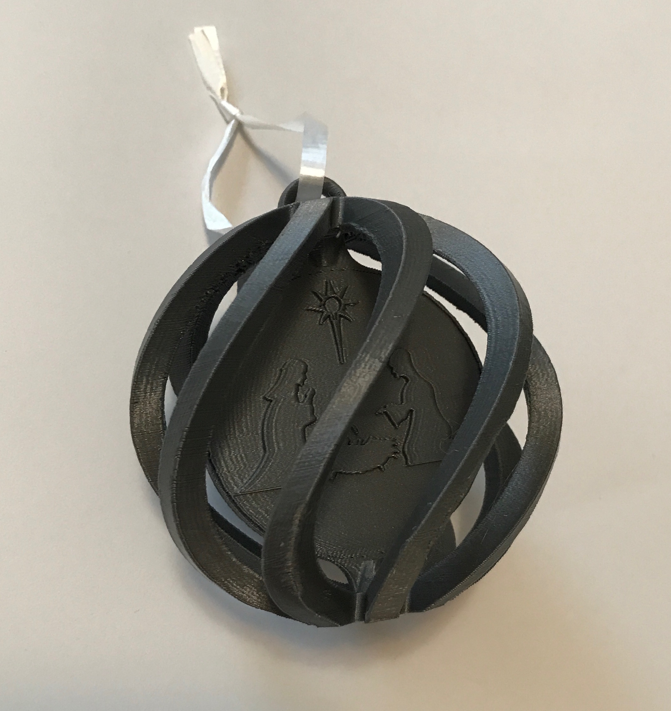 spinning nativity ornament