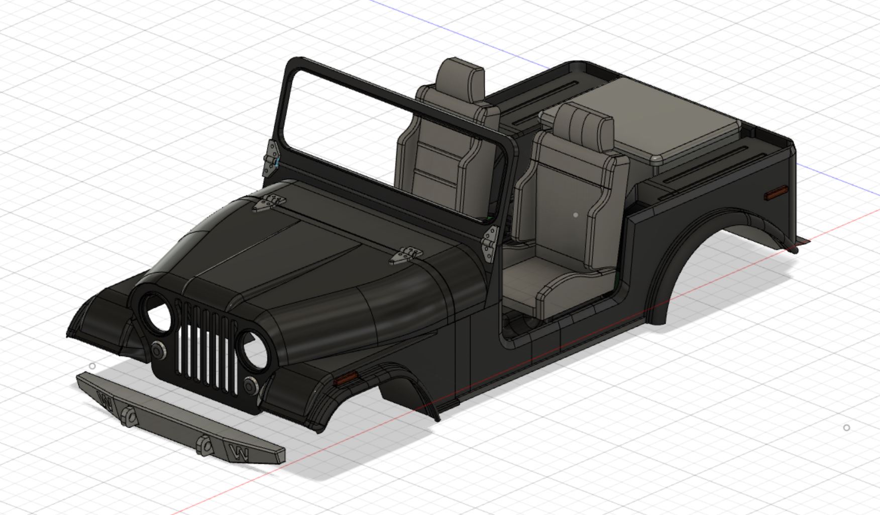 Jeep CJ 7 Body / Karosserie