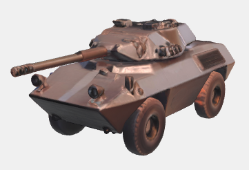 FIAT-6616 90mm, generated and rendered with MakerWorld
