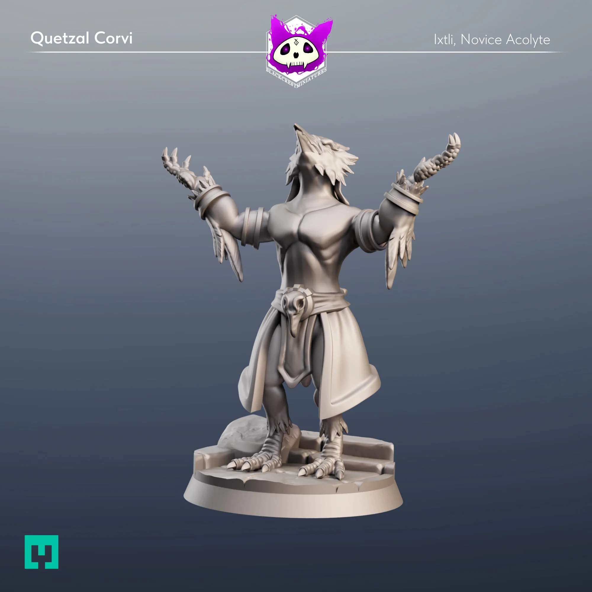 Quetzal Corvi | Ixtli, Novice Acolyte (Unsupported)