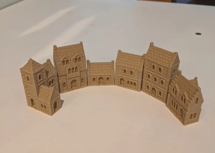 Wee Burgh Medieval Town or City (stone set01/02)