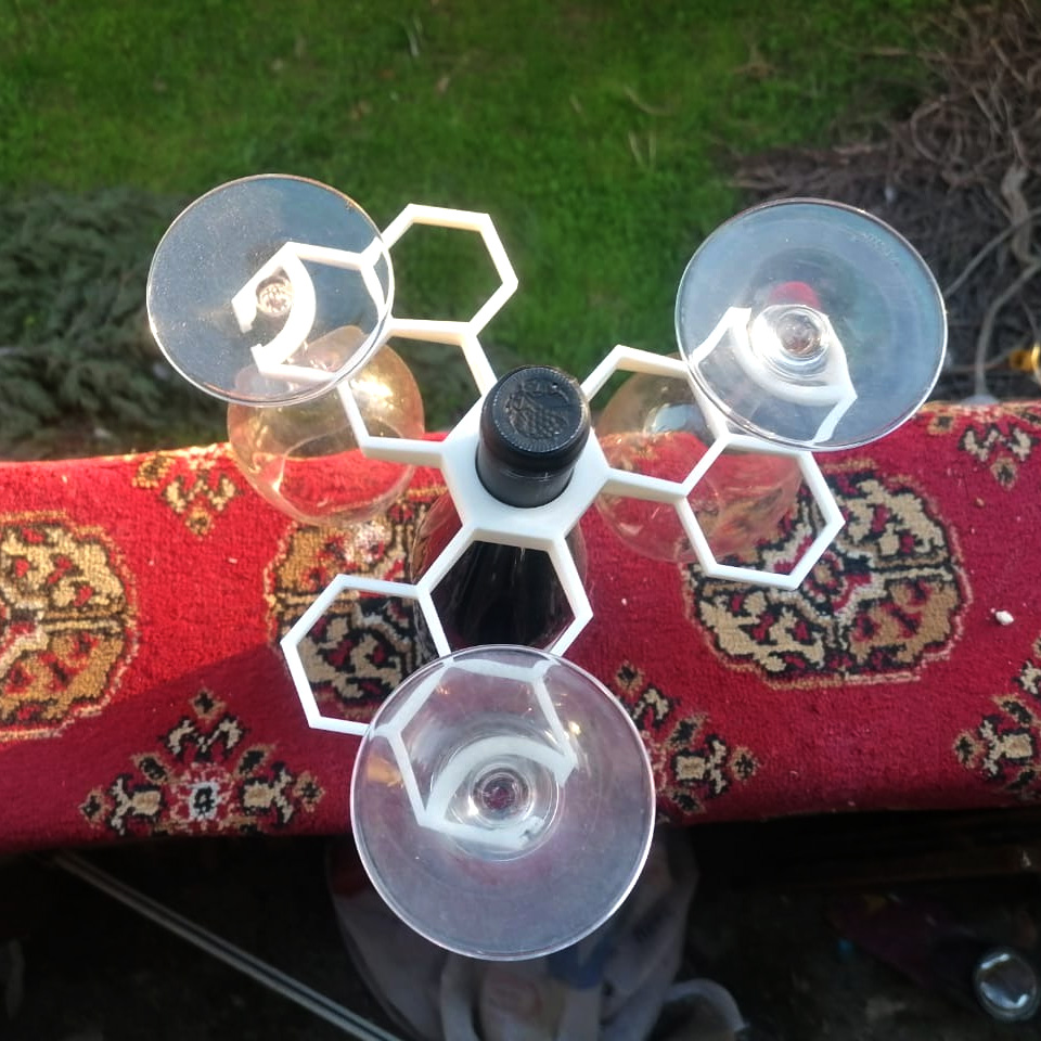 JWST Artistic Wine Glass Holder - updated
