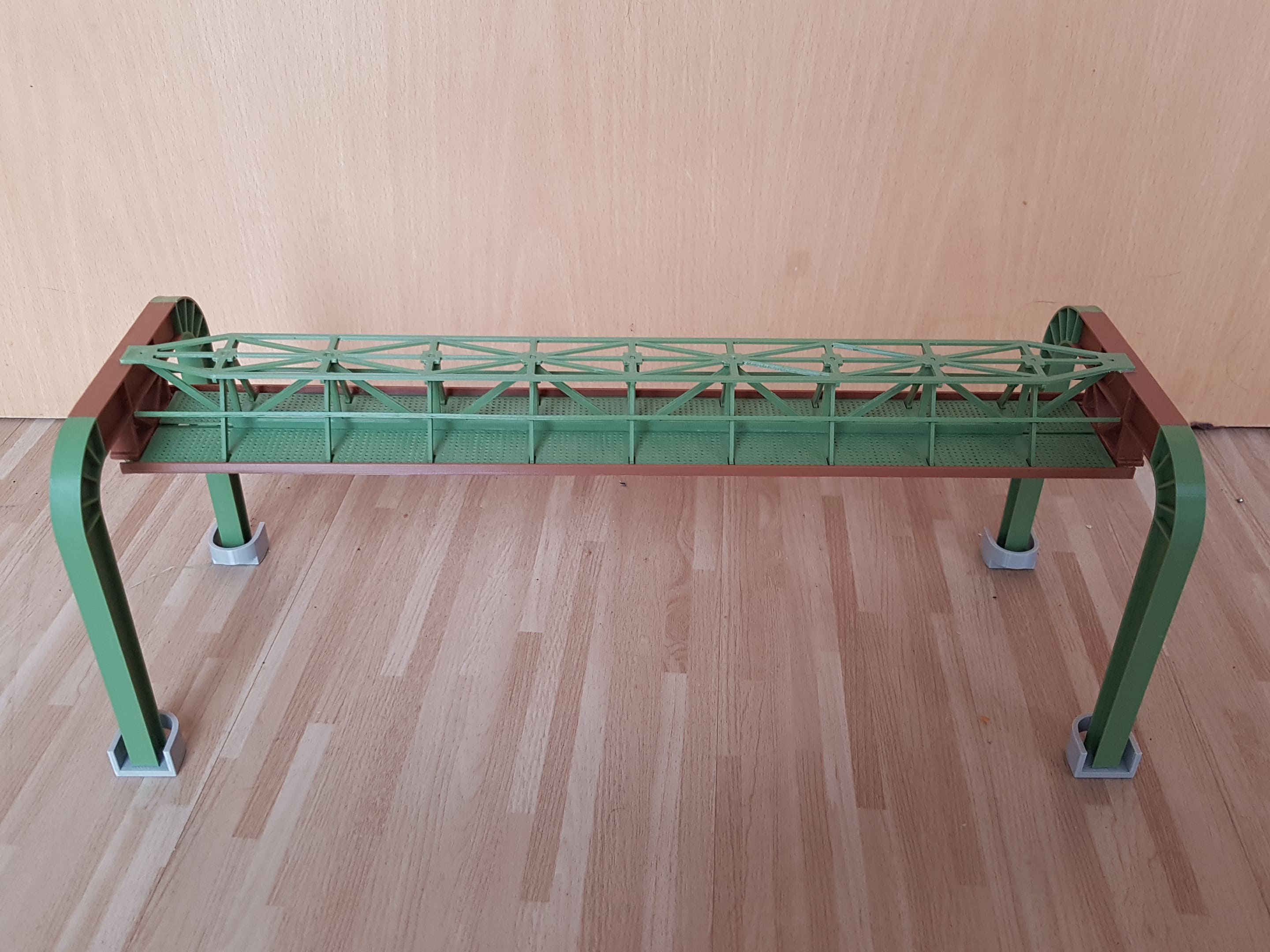 Wuppertaler Schwebebahn Gerüst gerade H0 1:87 / Monorail scaffolding straight