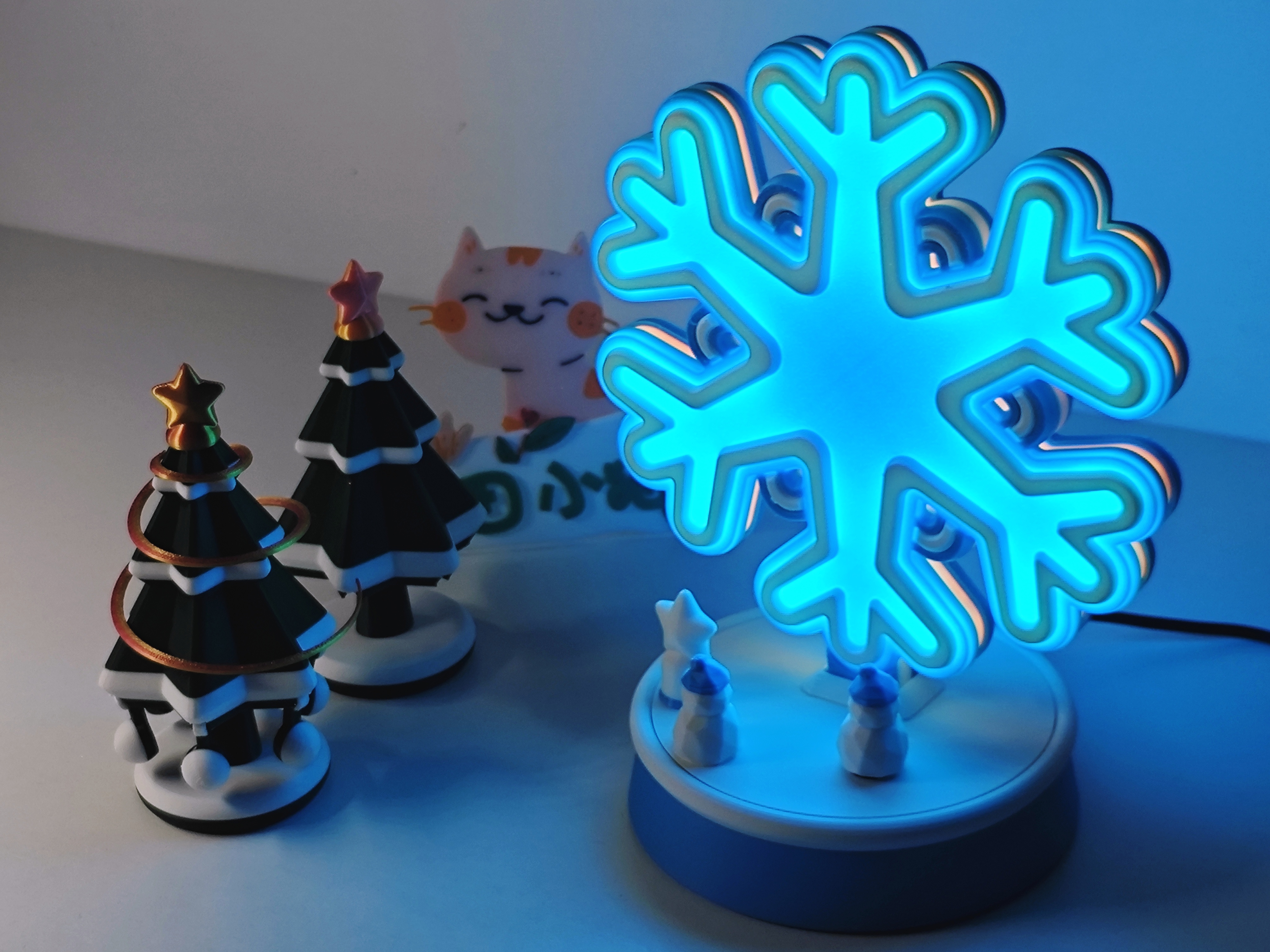 Christmas Snowflake Lamp