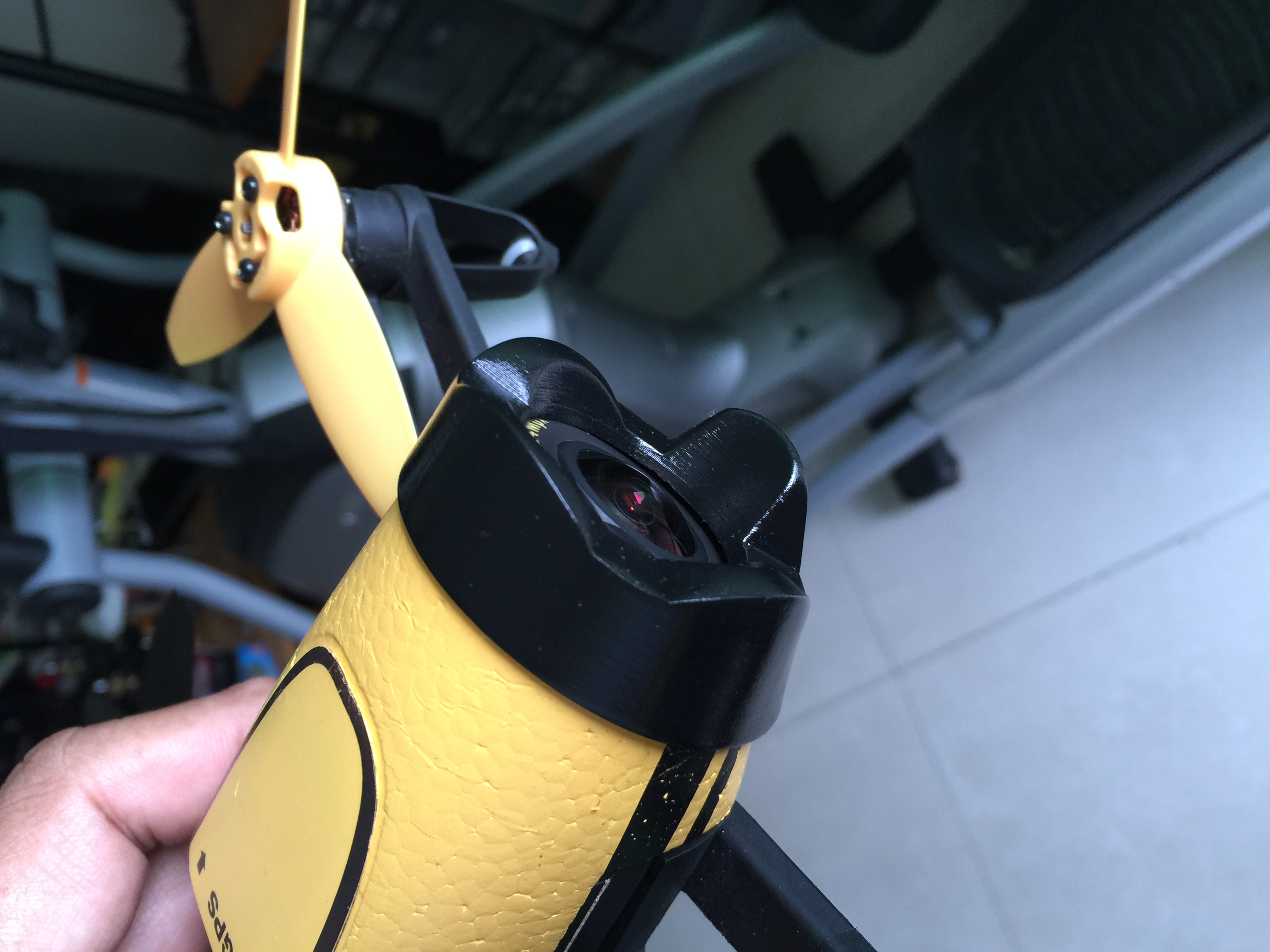 Bebop camera lens petal hood