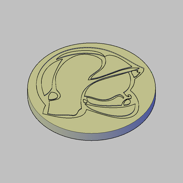 Coin - Firefighter Helmet (Shopping Kart)