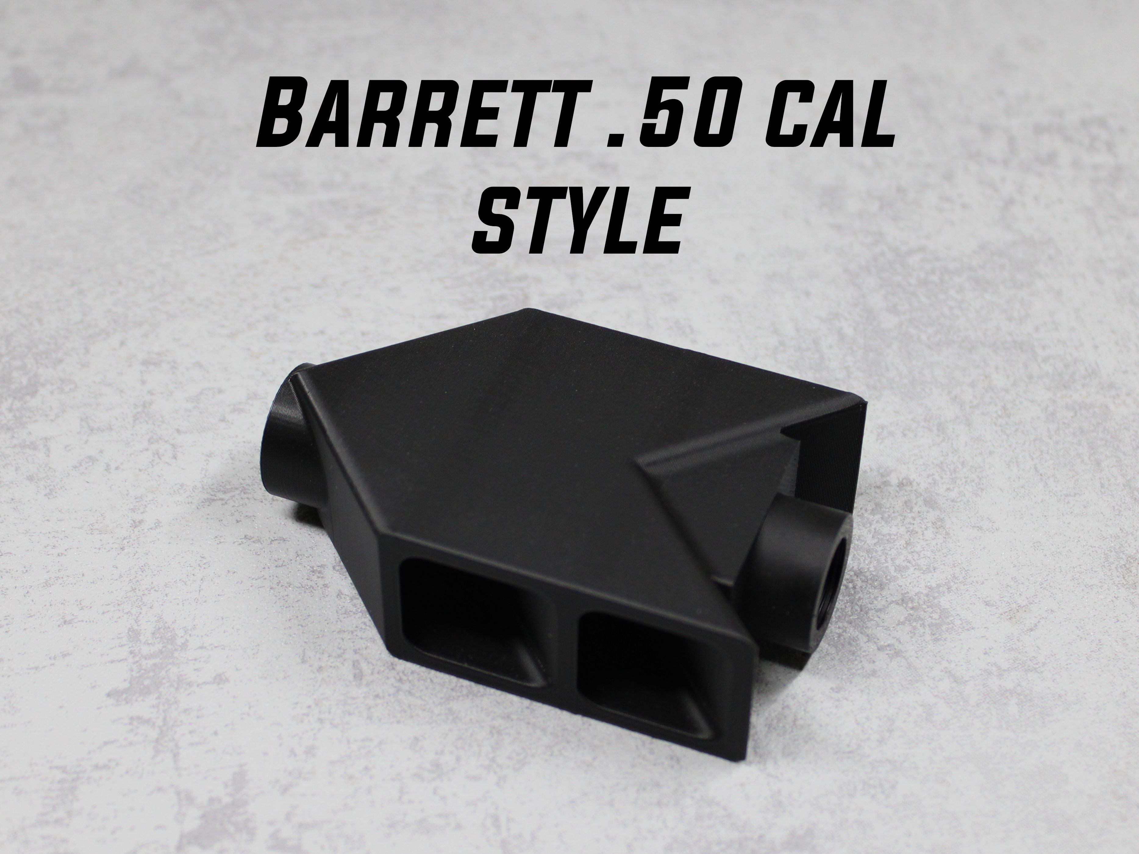 Airsoft Barrett .50 cal style muzzle brake