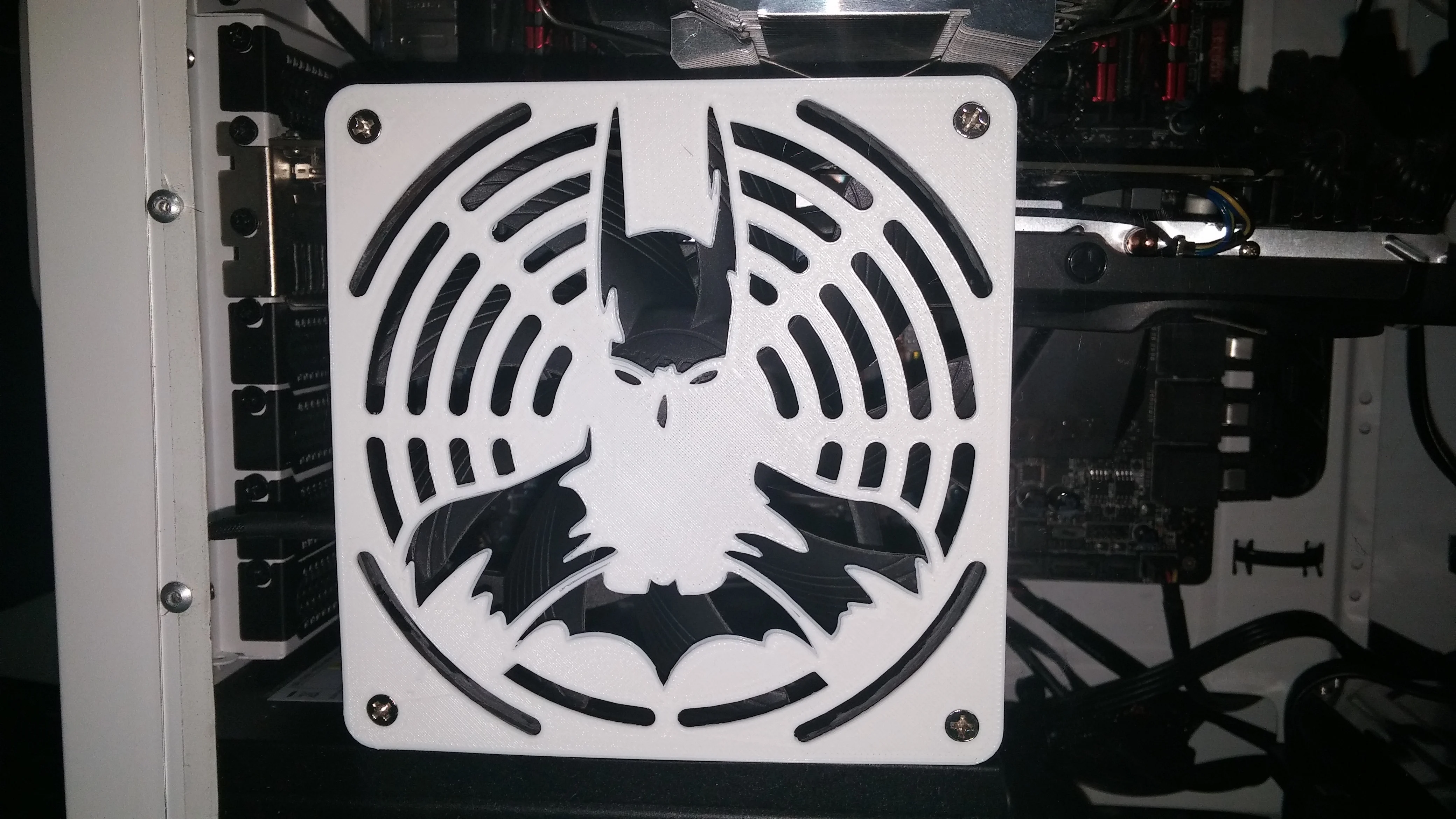 BatFan!!  Batman 120mm Fan Grill!