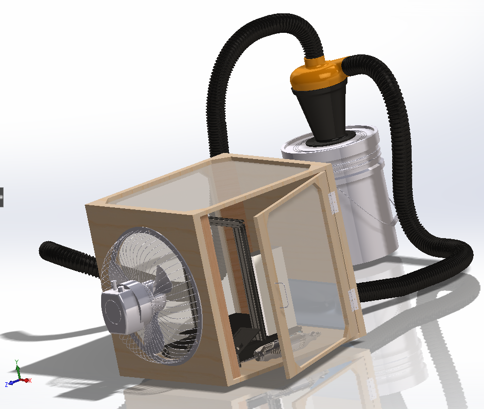 5 Gallon Cyclone Dust Collector (2 Part Model)