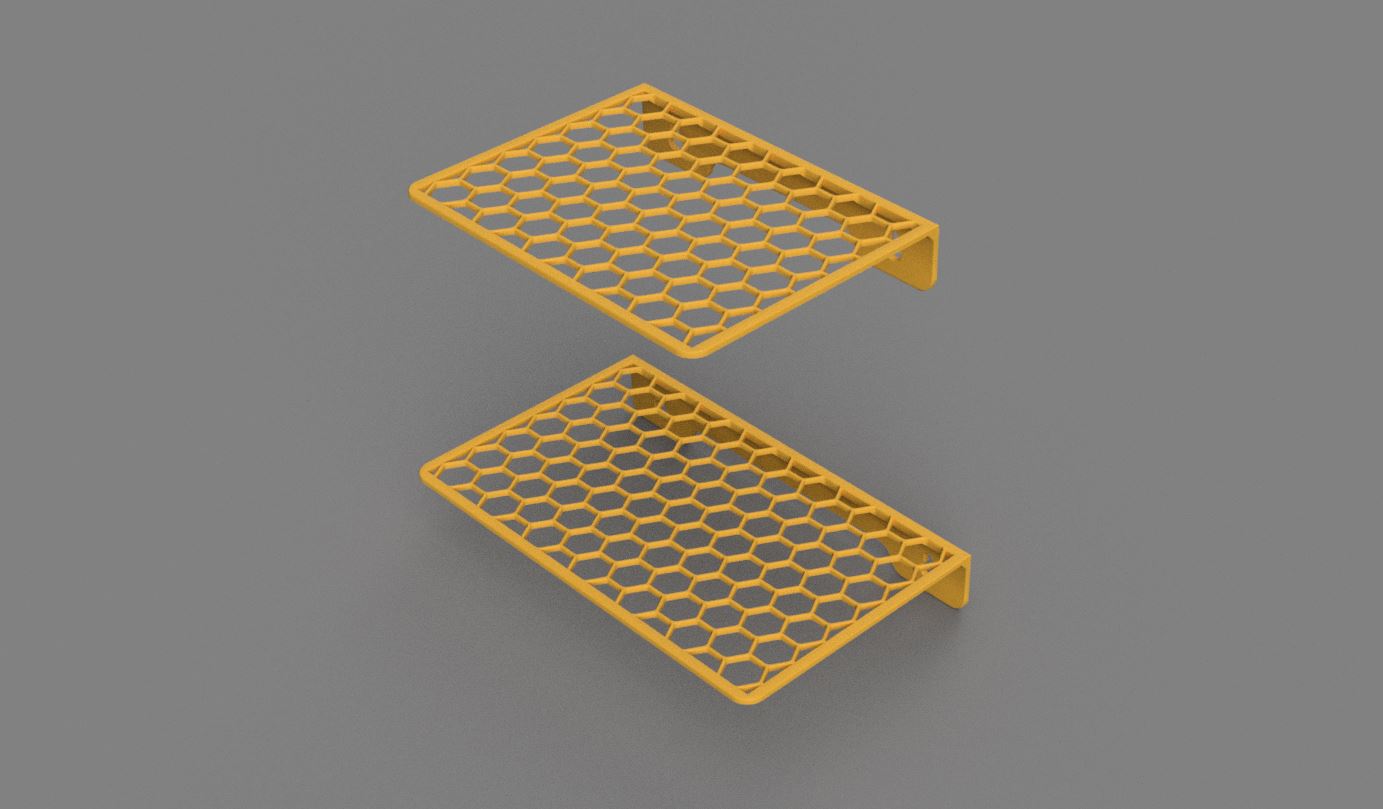 Honeycomb Wall Shelf two sizes - Ripiano a nido d'ape due misure