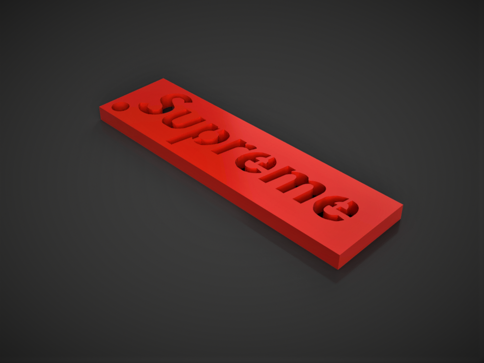 Supreme Keychain
