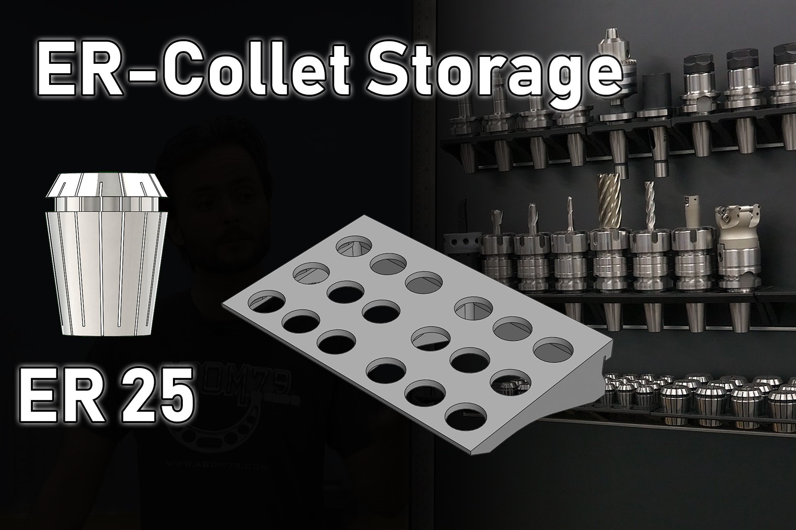 DIN-Rail Storage | ER25 Collets