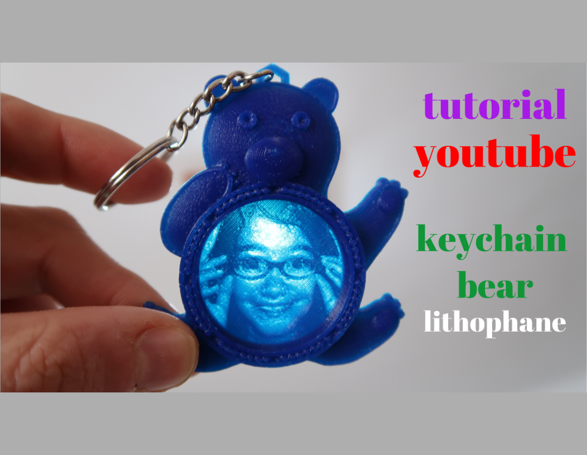Tutorial llavero osito personalizable