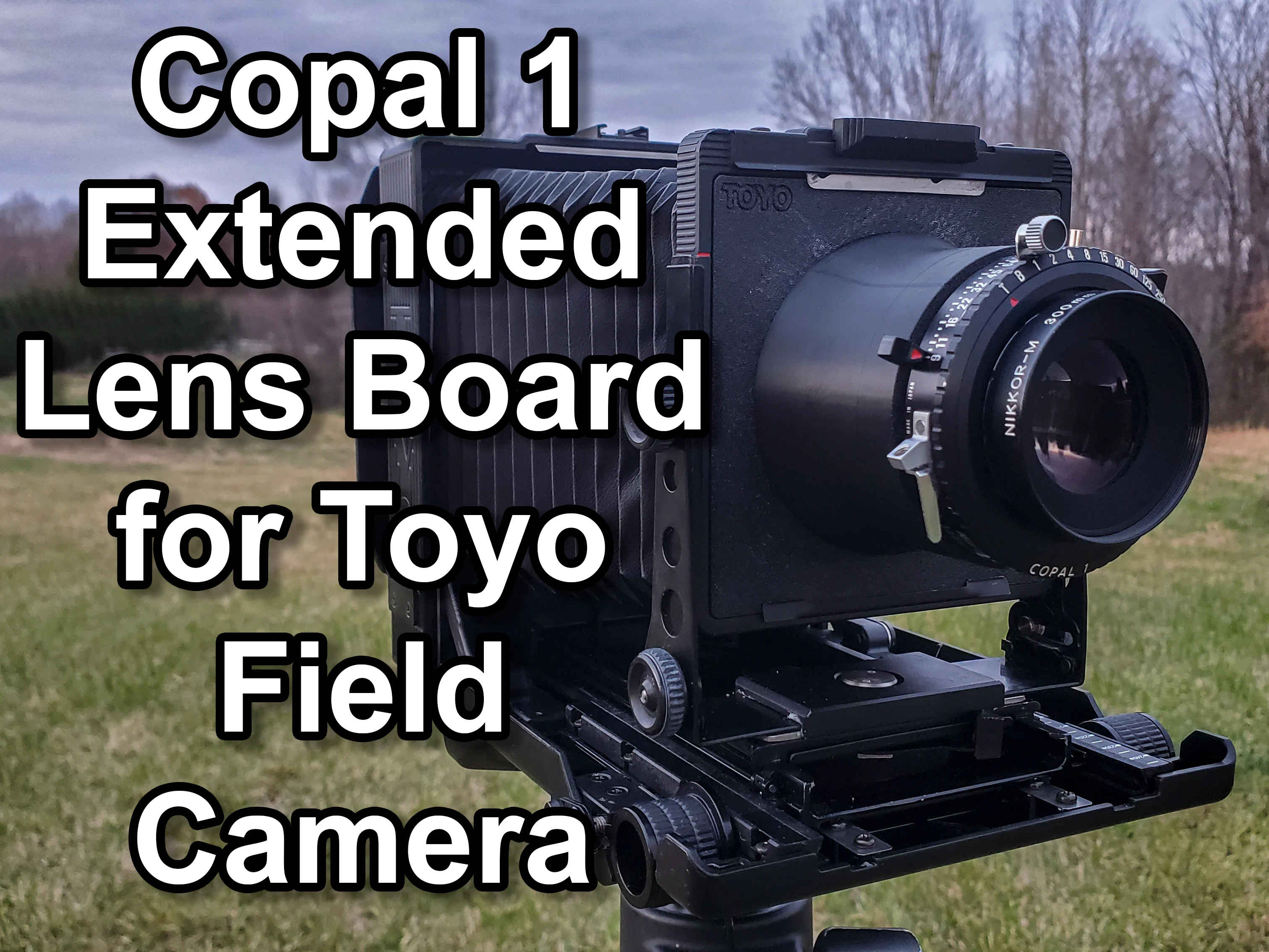 Copal 1 Extended Lensboard for Toyo 4x5 Field Cameras