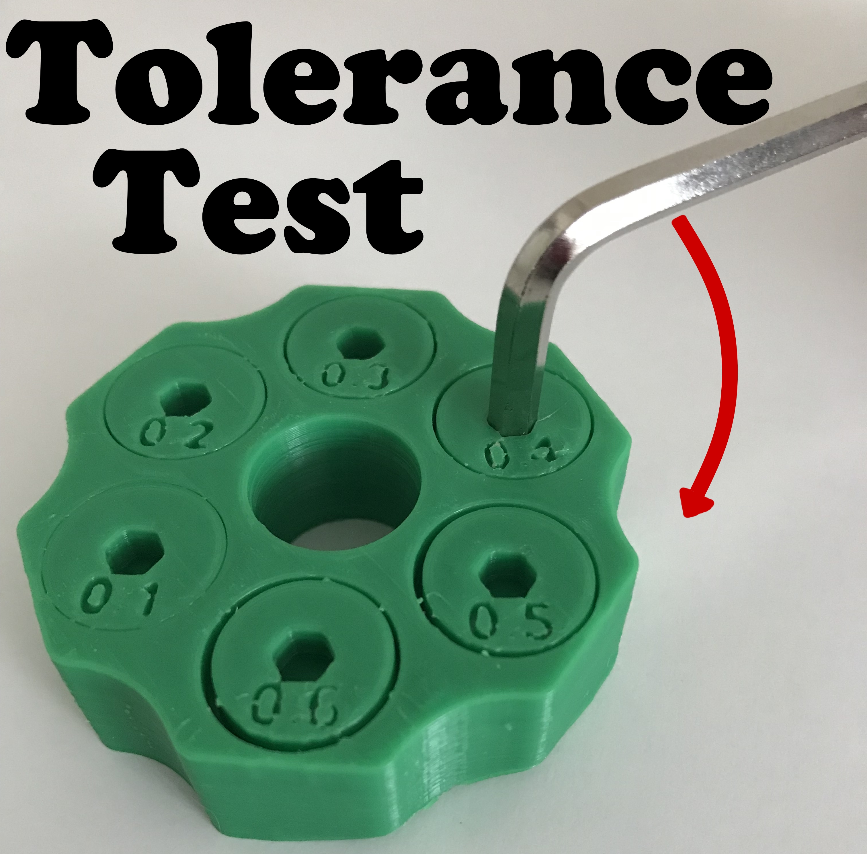 Tolerance Test Allen Key