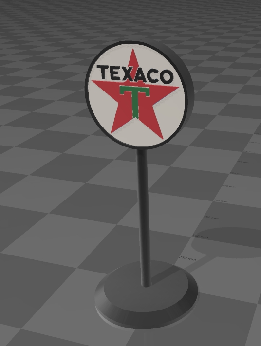 Gas Station sign 20