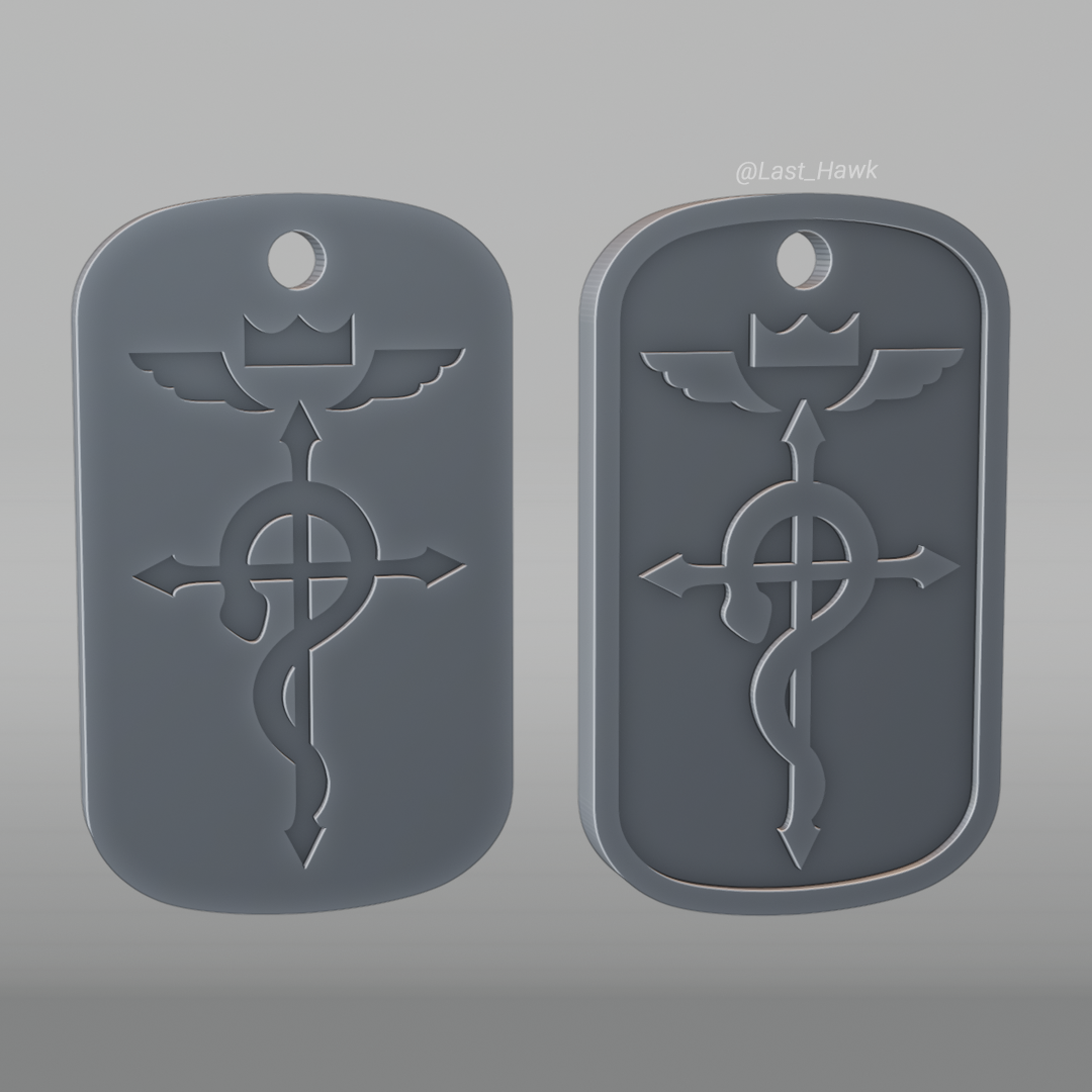 Flamel Dogtag Fullmetal Alchemist