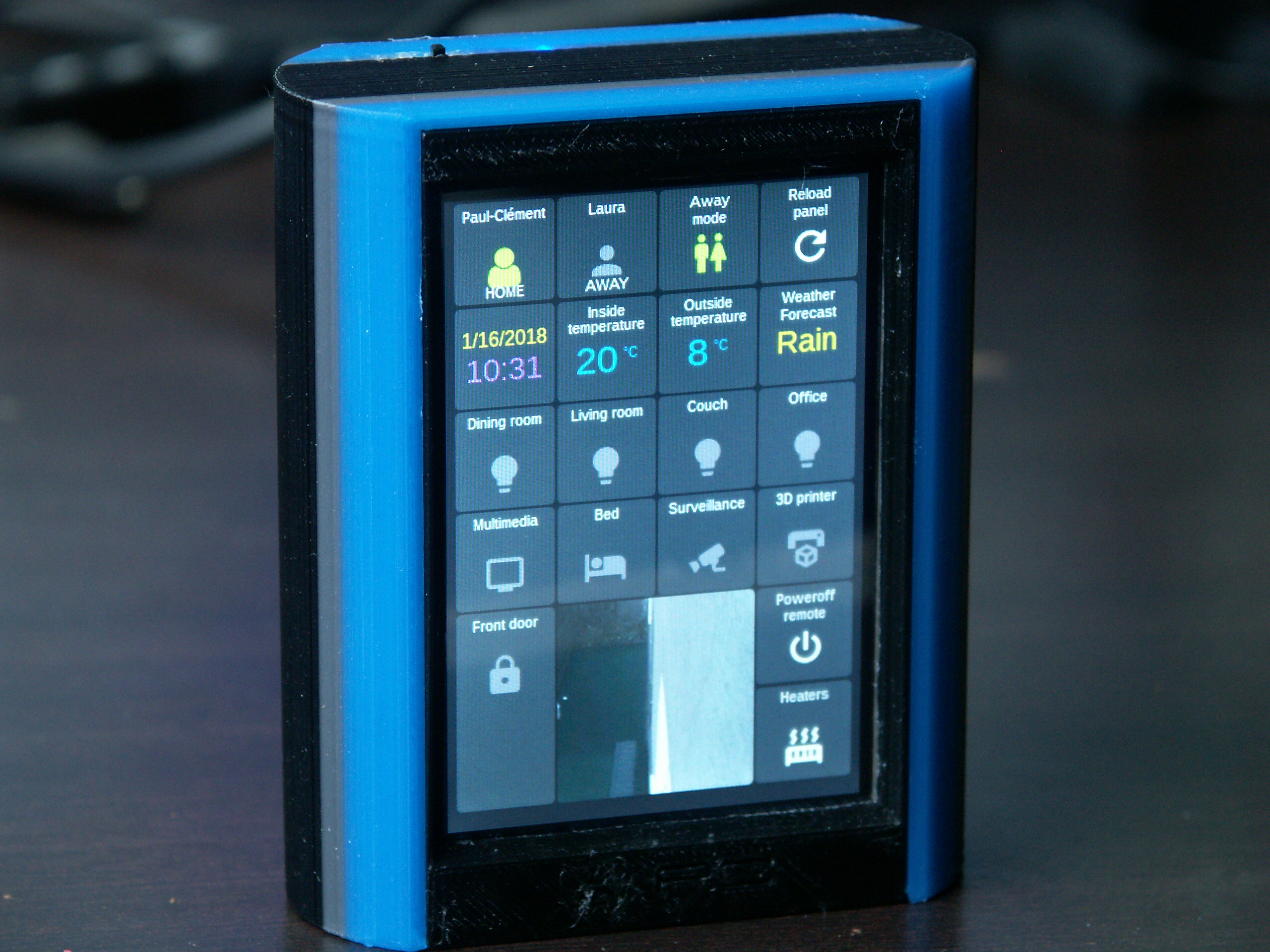 Pimote - Home Assistant Dashboard remote / Télécommande