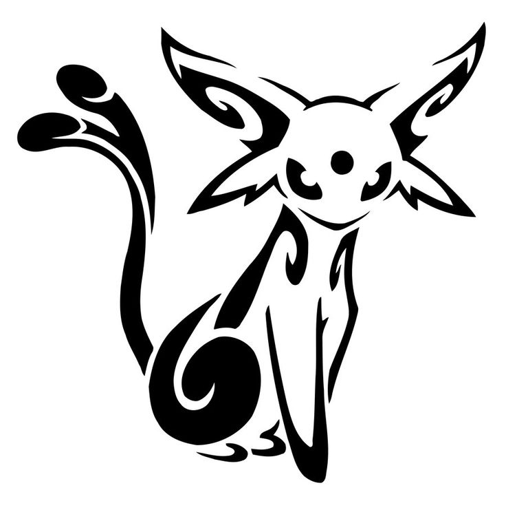 Espeon stencil