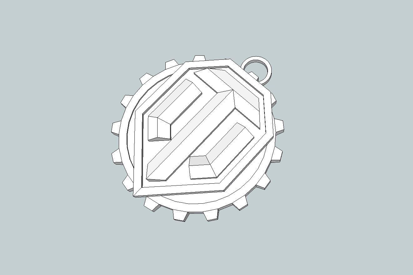 WoT loading logo keychain