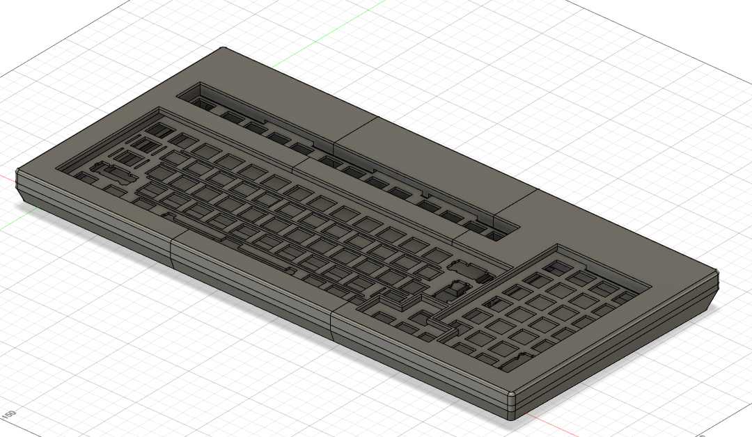 80-1800 Mixed layout QMK handwired