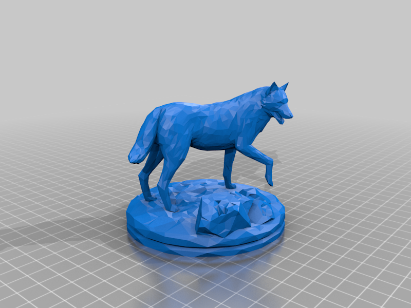 Low Poly Wolf