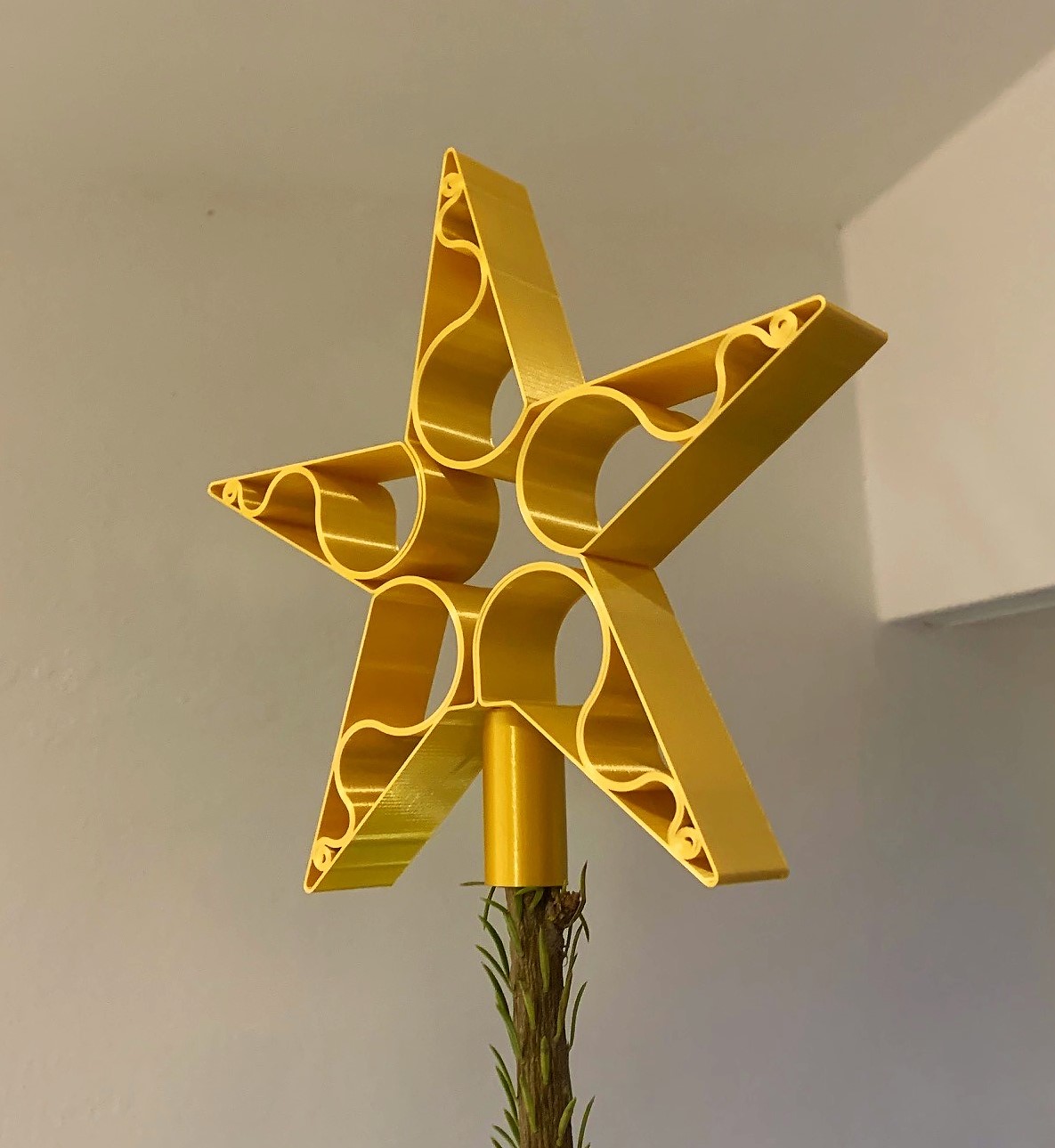 Weihnachtsbaum Topper Vase-Modus