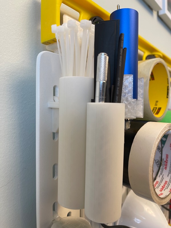 Ikea Skadis Cable Tie Vase / Holder