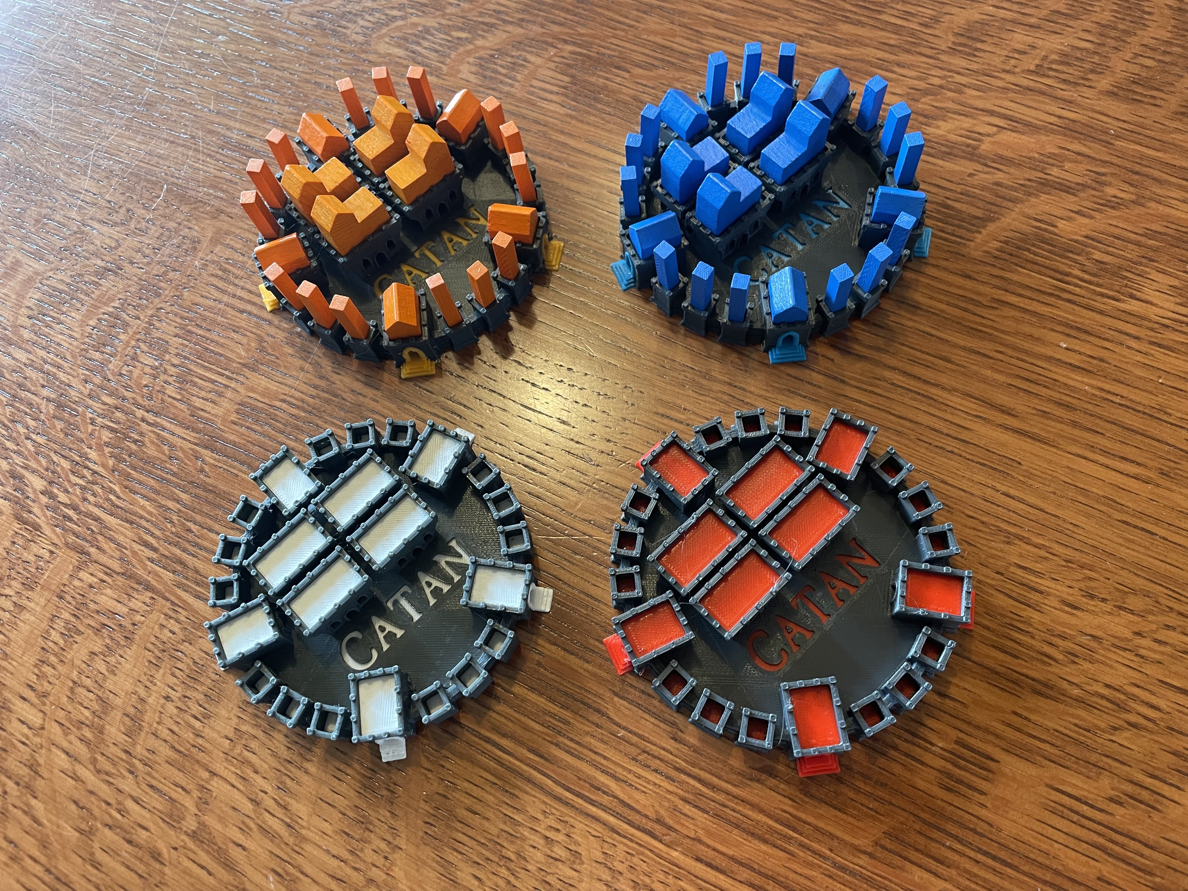 Catan Gamepiece Holder - Crenelated Castle