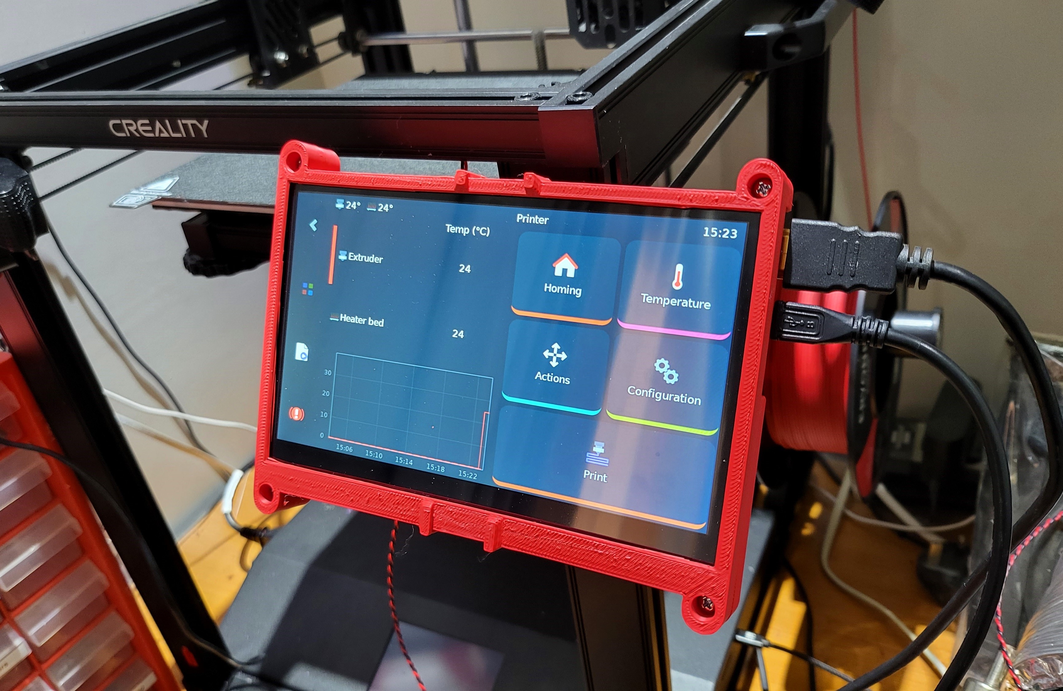 Ender 5 S1 Screen holder