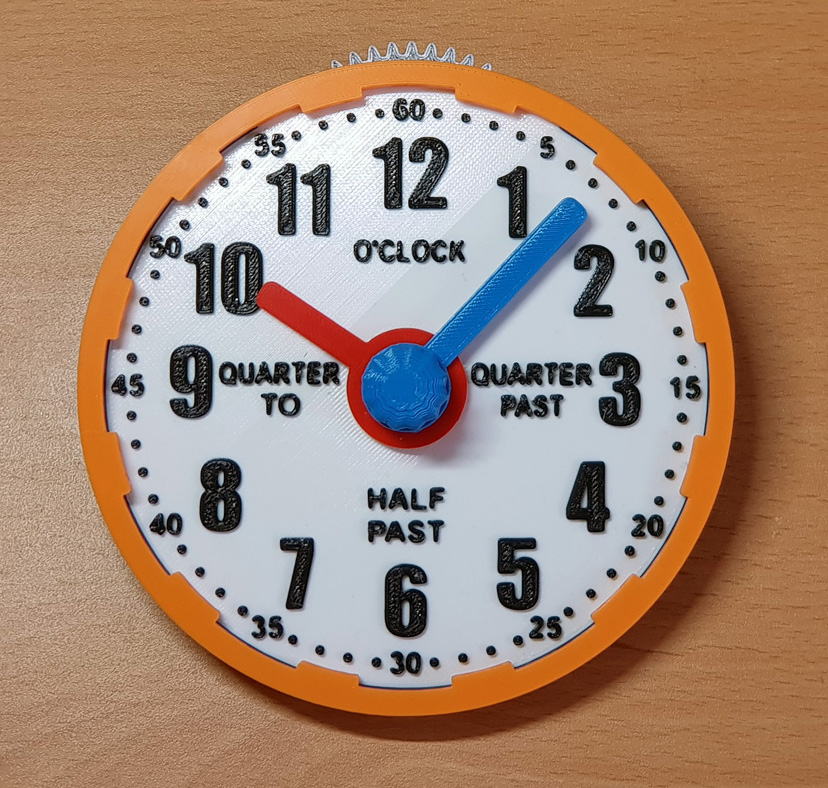 Geared Learning Clock