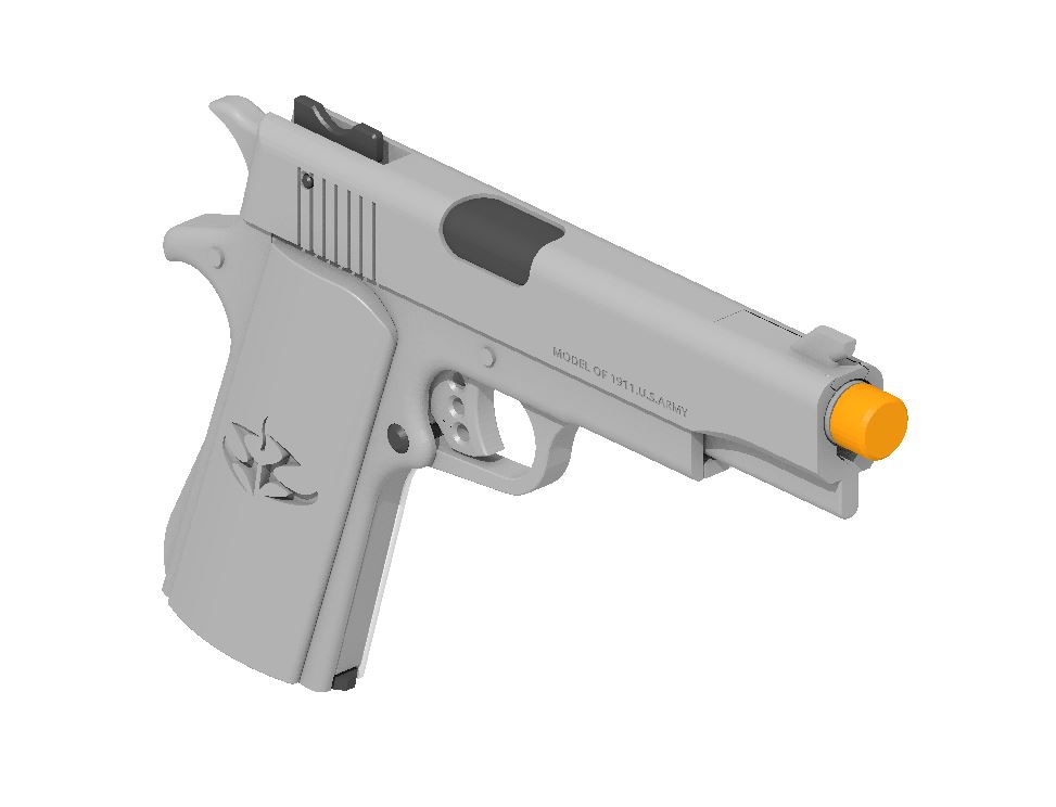 M1911 Rubber Band Gun - REMIX