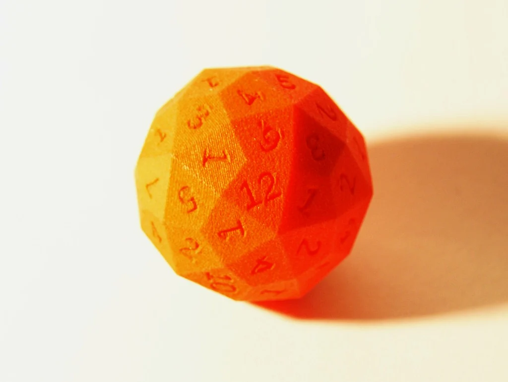 Ideal RPG/Wargame Dice (D12 on D60)