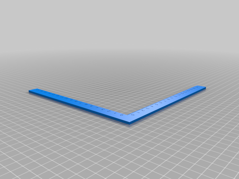 Right angle corner ruler