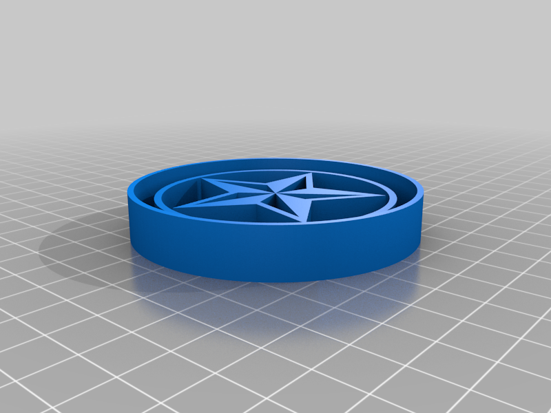 Nautical Star Cookie Cutter Stamp