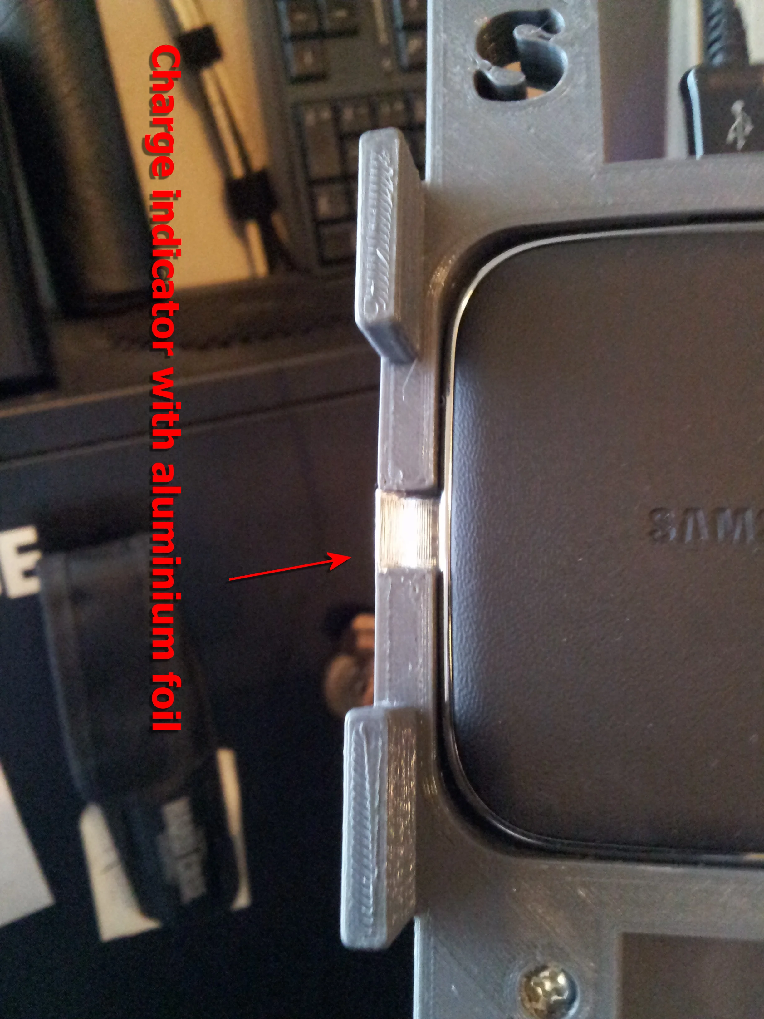 Samsung GS5 Wireless Charging Dock pad for Ran-Mount ball