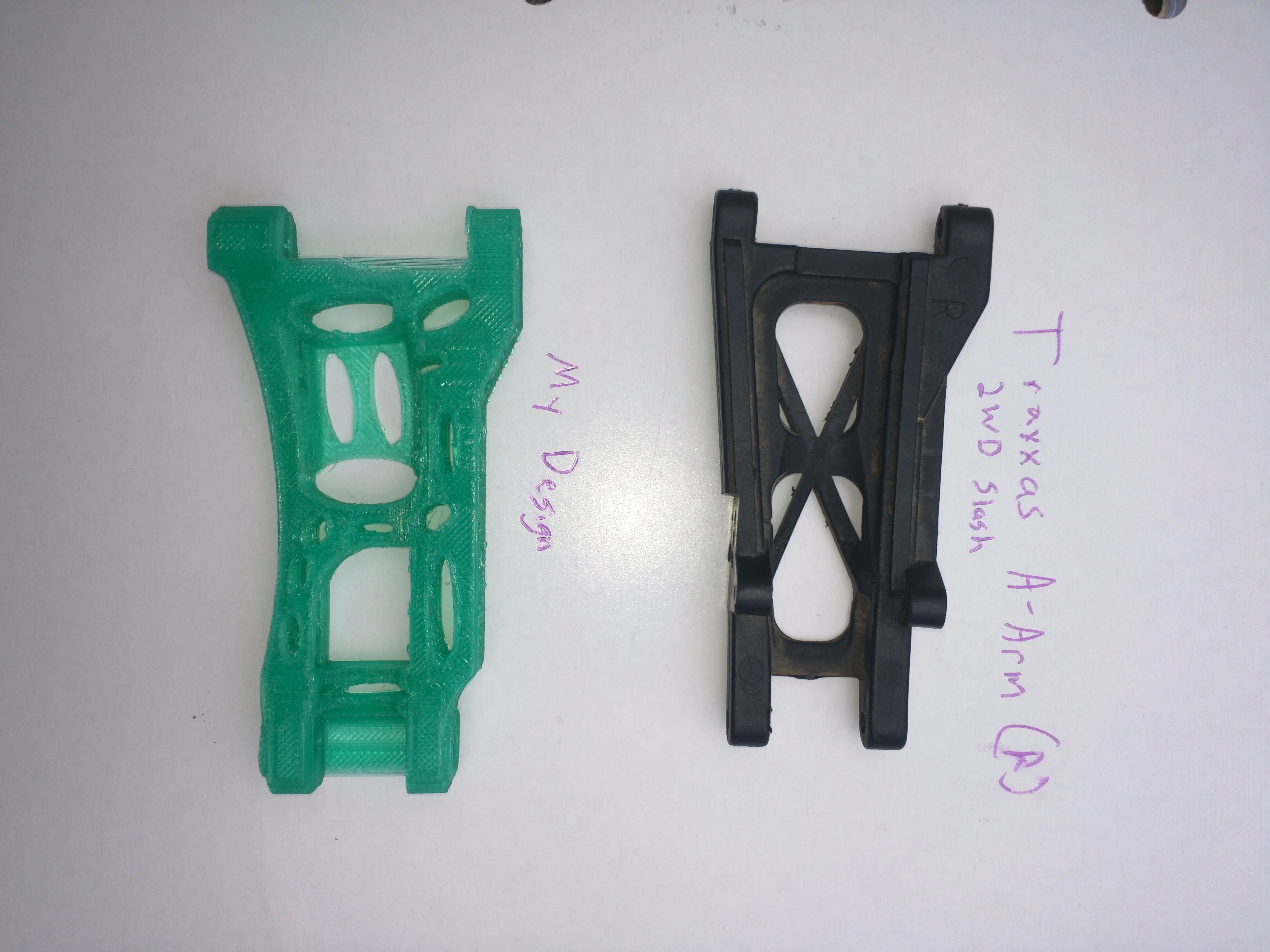 Traxxas Slash 2WD Part 2555 Modified Rear Suspension Arms