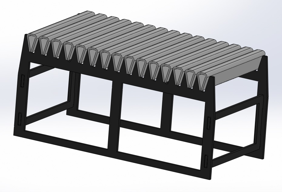 Standing spices organizer
