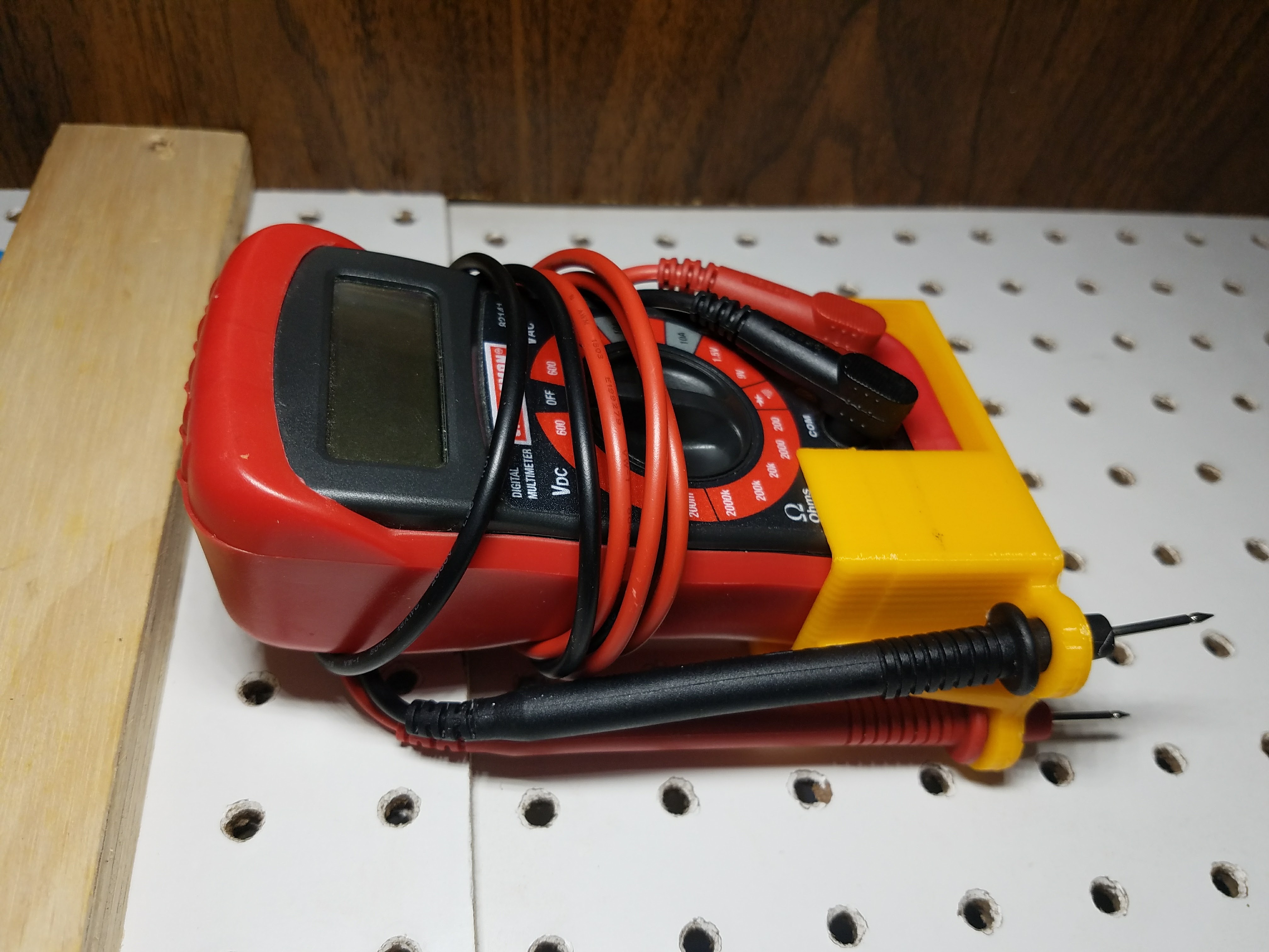 Multimeter Pegboard Holder