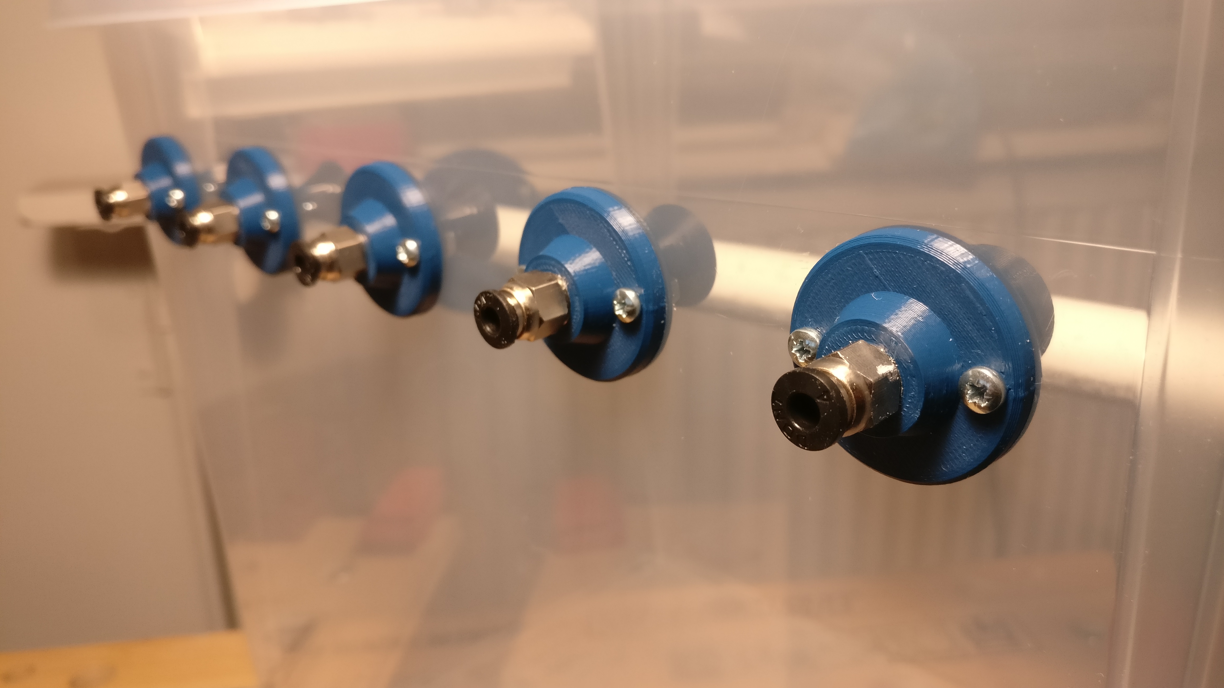 Dry Box with PTFE Tube Fittings