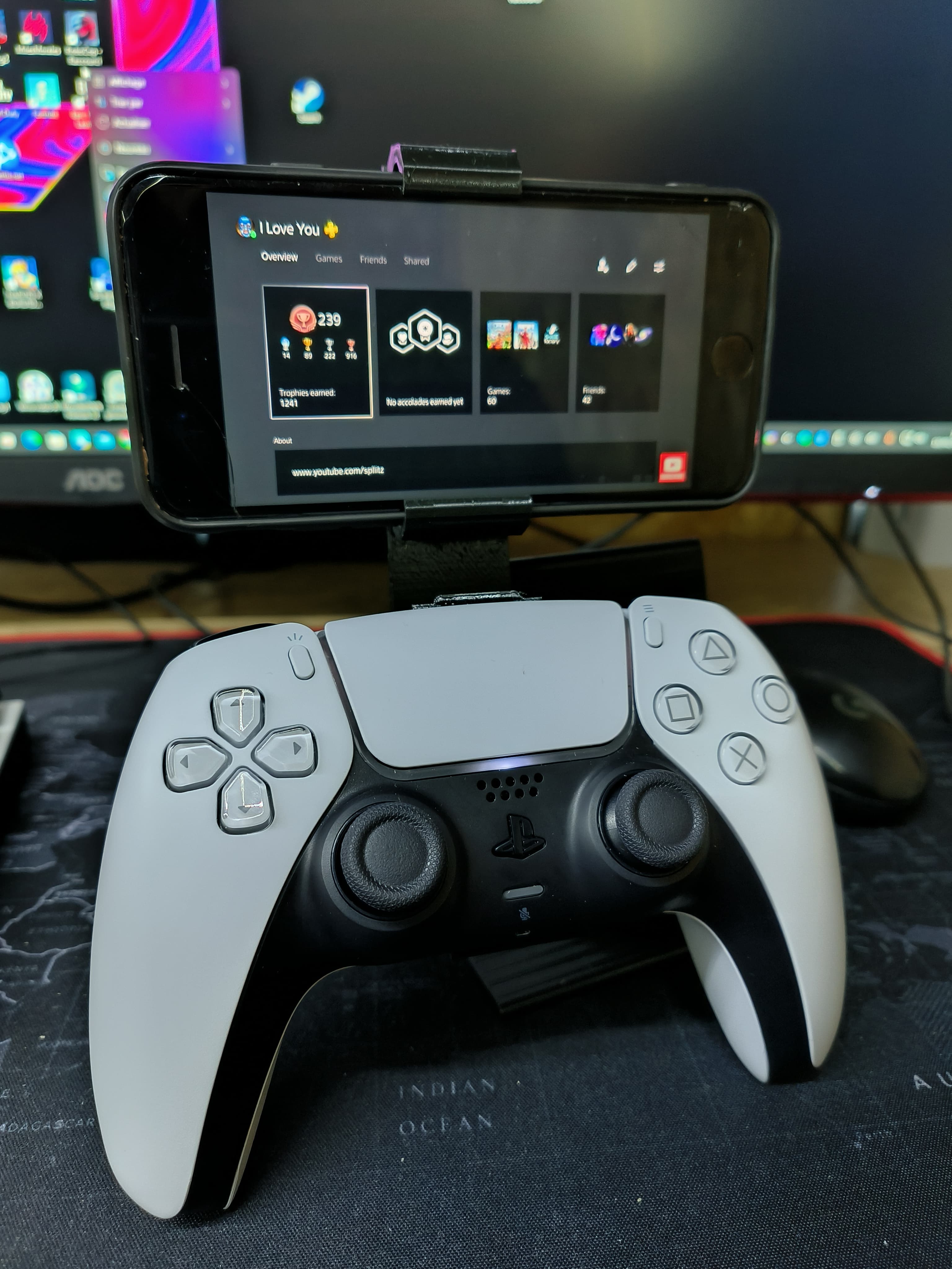 ps5 dualsense phone mount