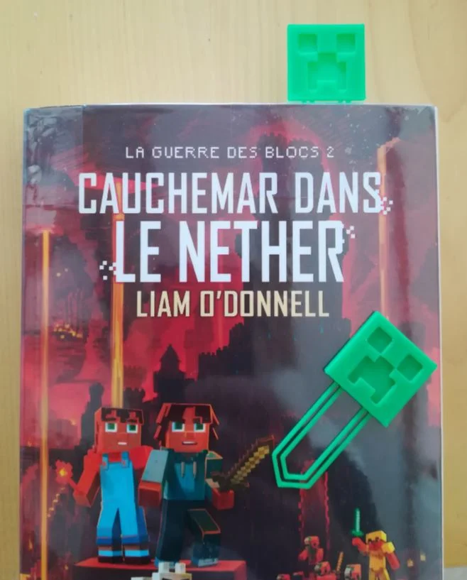 Creeper bookmark / Marque-page Creeper