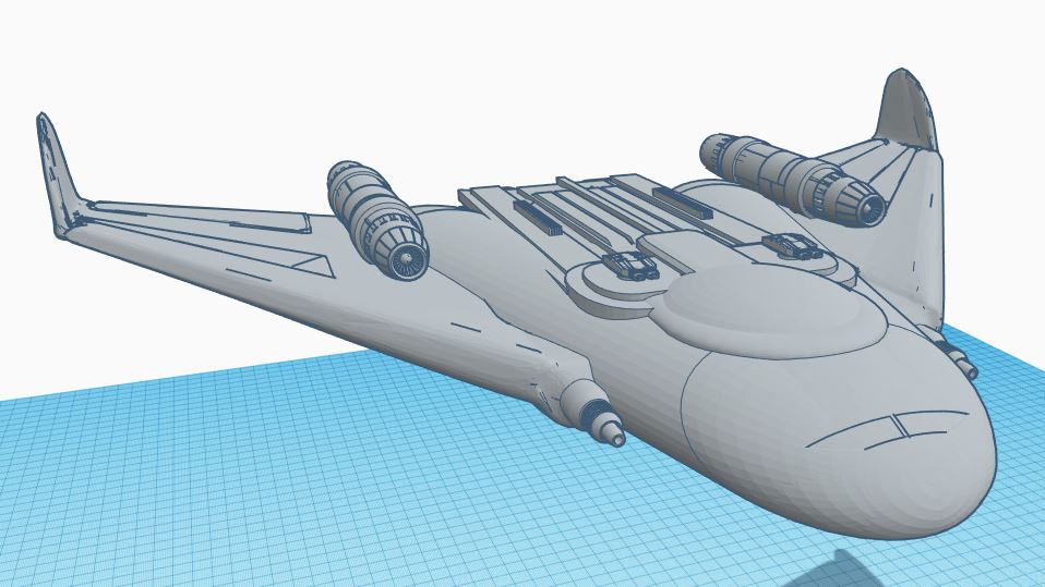 Flying Wing Attack Aerial Ship Type B