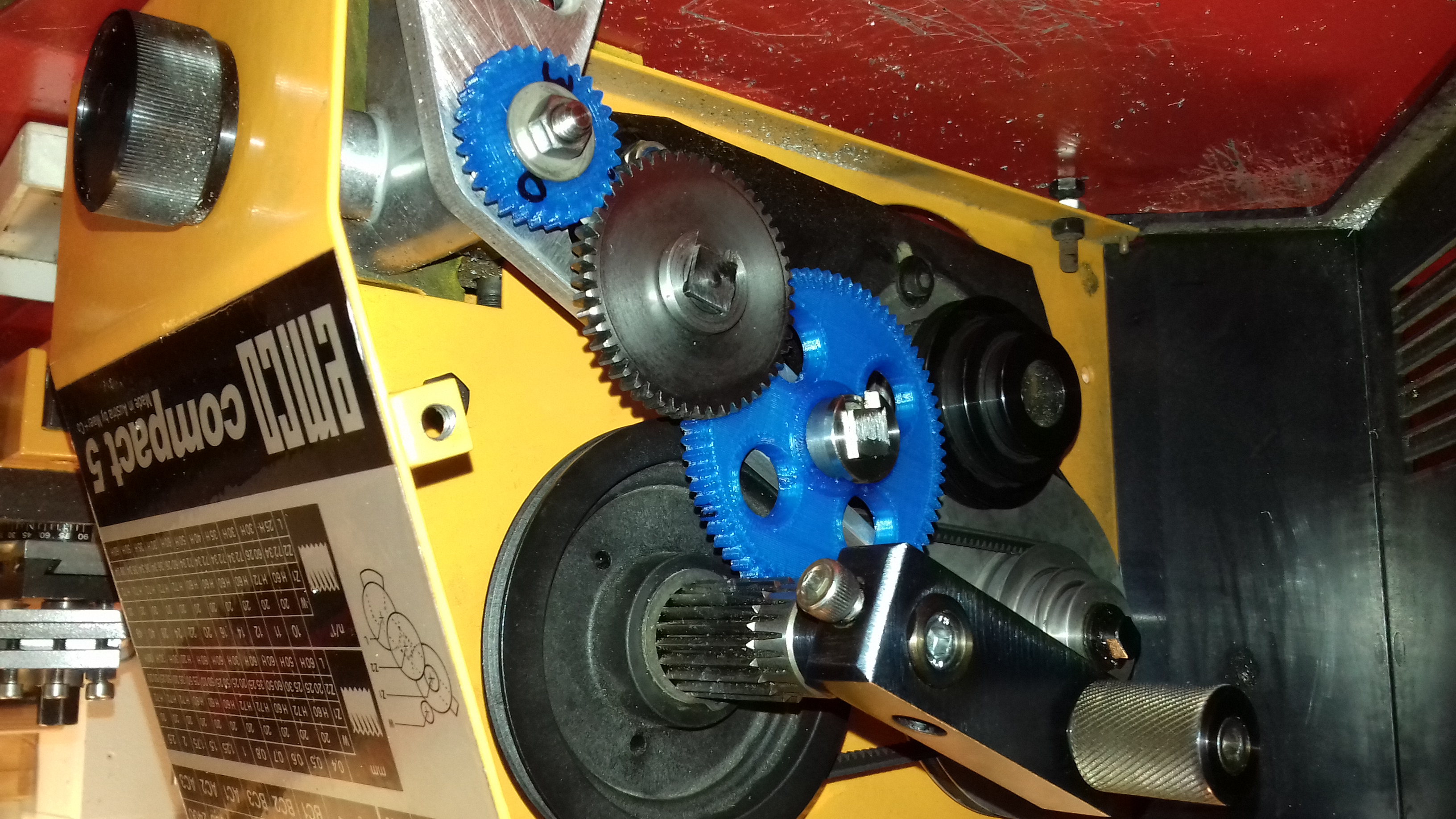 Change gears (imperial) for EMCO compact 5 lathe