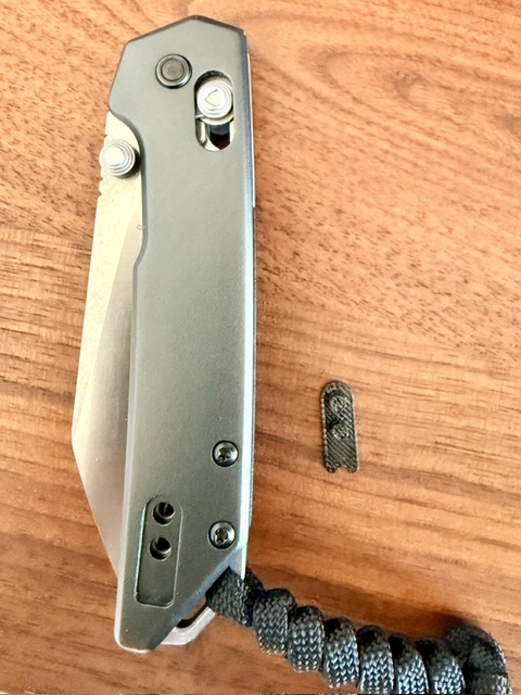 Kershaw Iridium Knife Clip Slot Plug