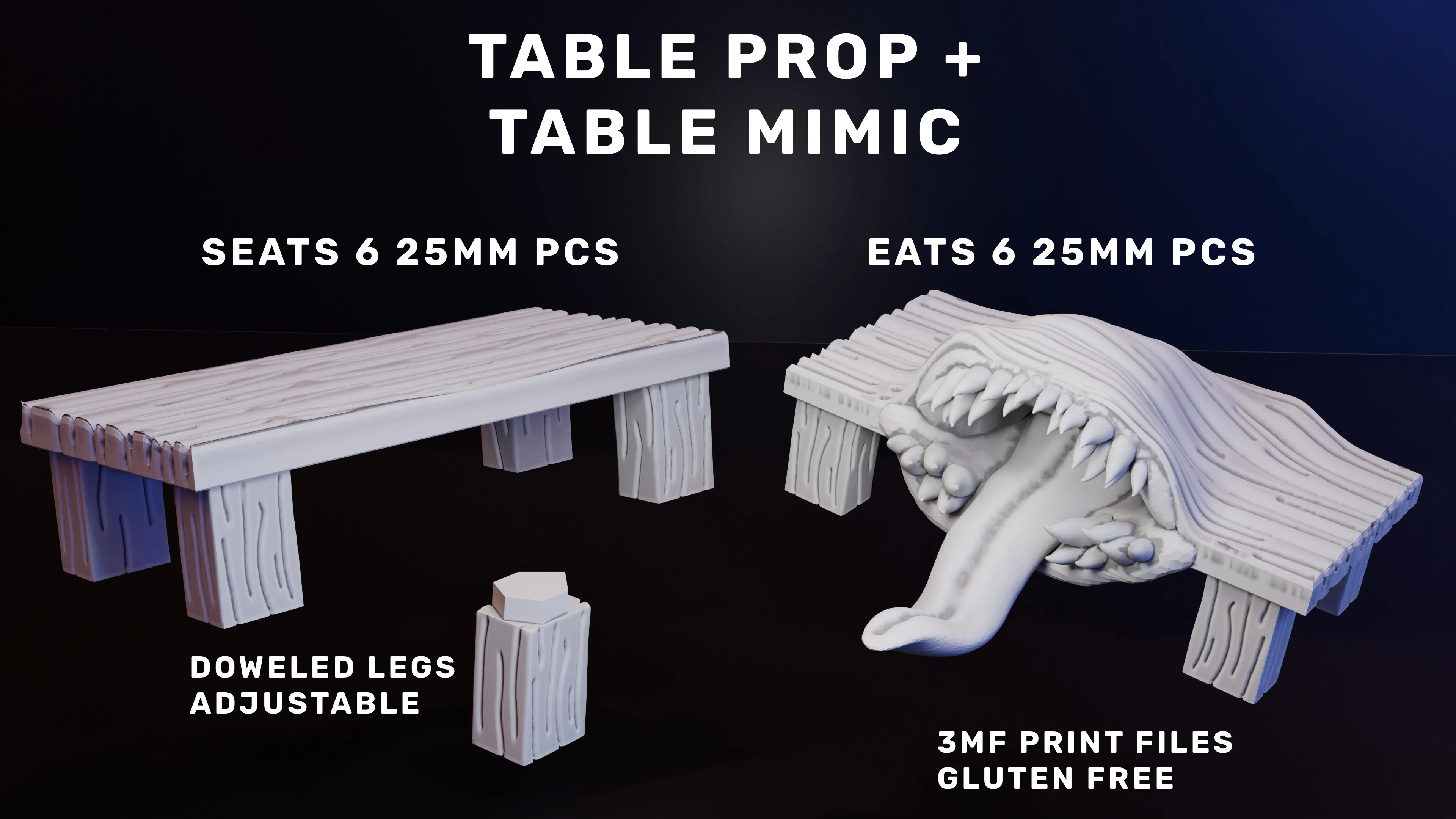 Table Prop, Mimic (DND / TTRPG)