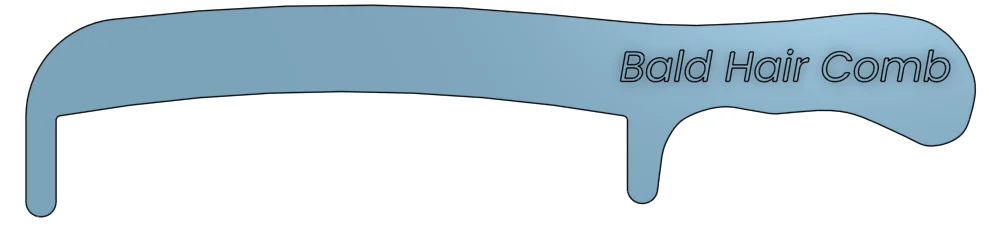 Bald Hair Comb