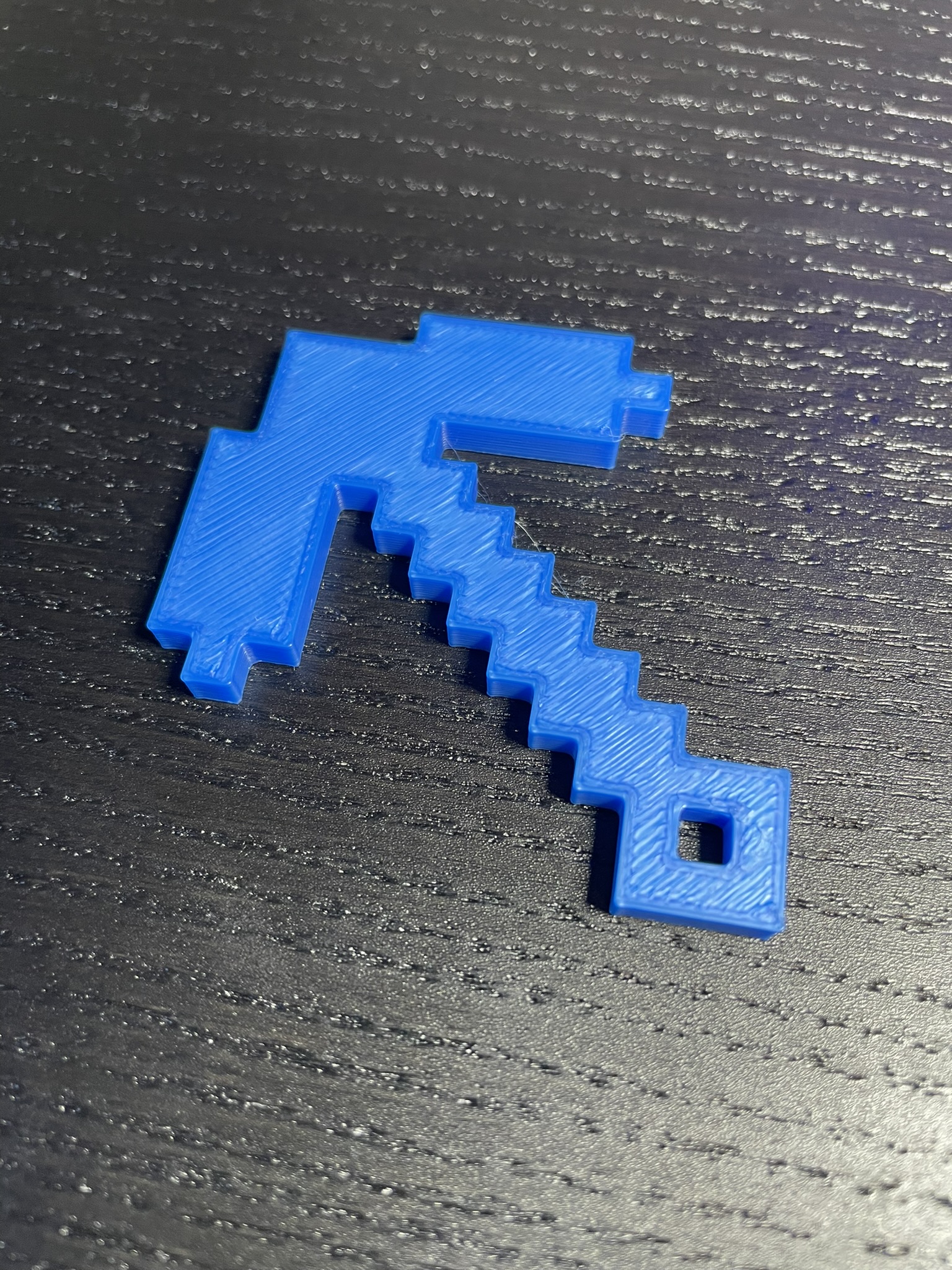 Minecraft Pickaxe Keychain