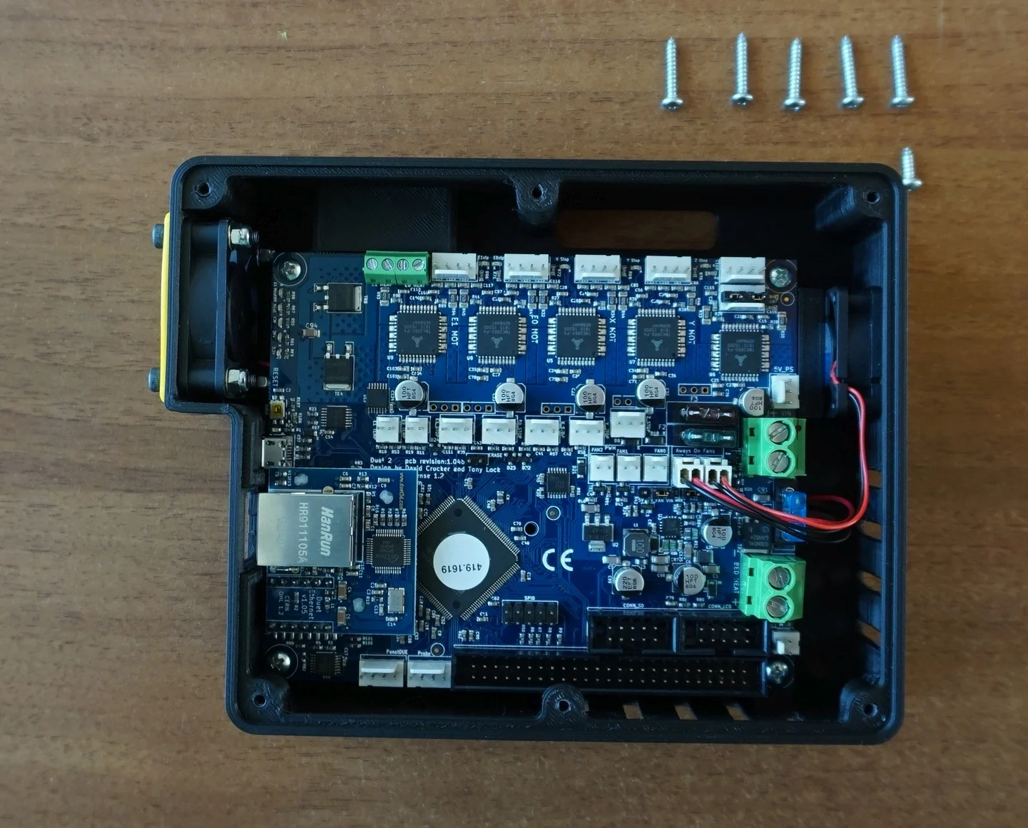 Duet 2 Ethernet / Wifi Case for Workbee CNC