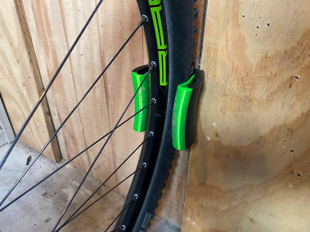 Multi-Material Wall Mounted Mountain Bike Stand